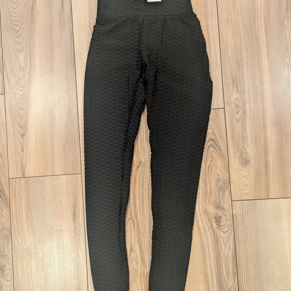 LA Society Black Textured Leggings